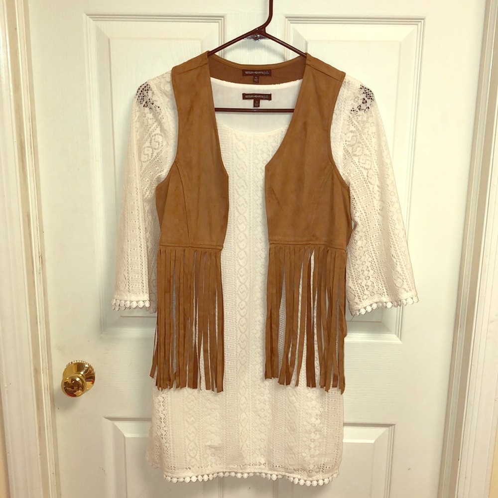 Dress and vest